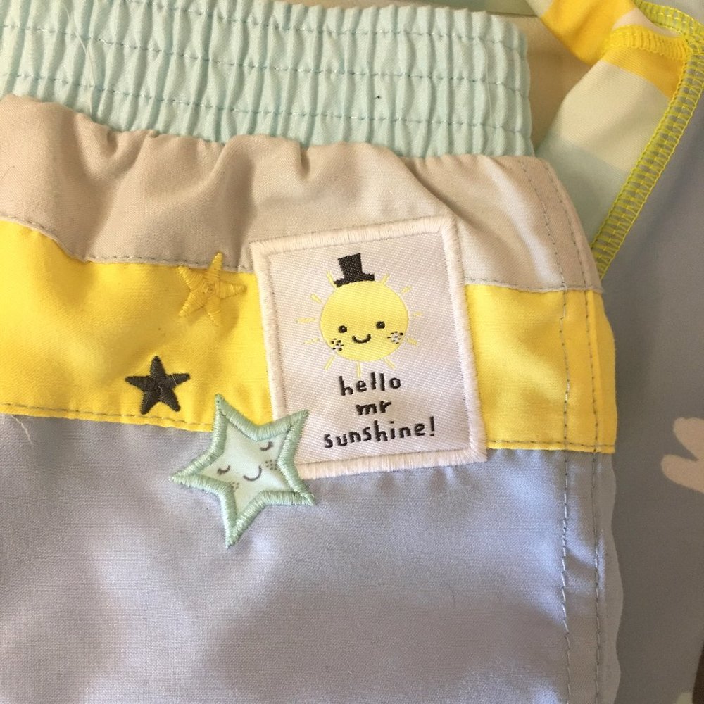 DISNEY BABY Mickey Mouse Baby Boy Swimsuit - Rash Guard and Swim Trunk ๐ญ - Picture 11 of 15